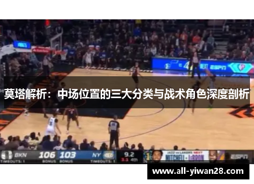 莫塔解析：中场位置的三大分类与战术角色深度剖析